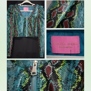 Green Snake Pattern Jacket